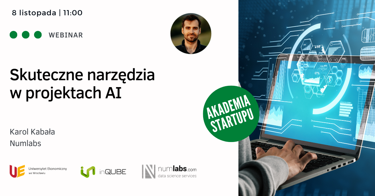 Zdjęcie, webinar - Skuteczne narzędzia w projektach AI