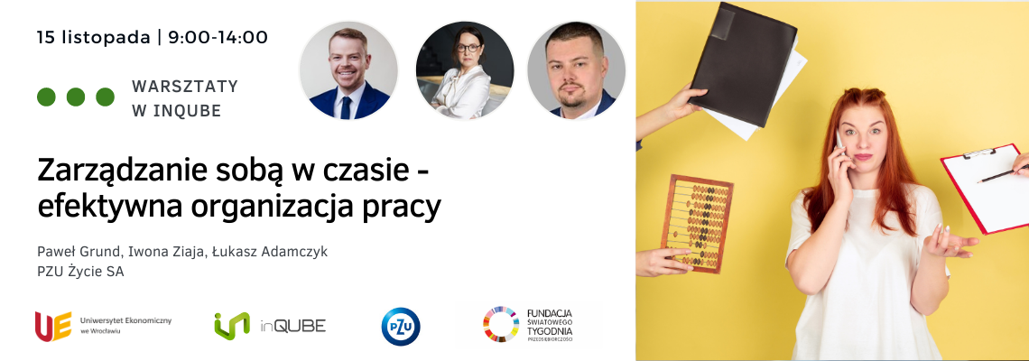 Zdjęcie, webinar - Zarządzanie sobą w czasie – Efektywna Organizacja Pracy